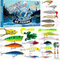 🎣 50% DE RÉDUCTION ! ✨ Ensemble de Leurres de Pêche Réalistes - 24 Leurres Robustes avec Boîte de Rangement, Idéal pour Débutants et Experts 🐟📦