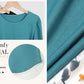 👚 50% DE RÉDUCTION 🔥 Blouse femme manches 3/4 à manchettes froncées – Coupe fluide & décontractée – Parfaite pour le printemps ou l’été – look romantique et intemporel 🌸✨🌿