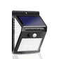 🌙💡 Applique murale solaire extérieure à 140 LED | Détecteur de mouvement – IP65 ✨