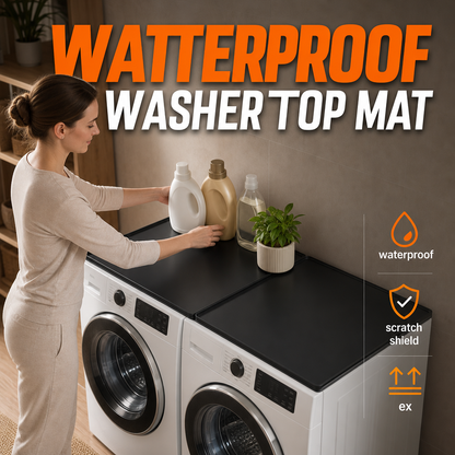 ⏳Offre Limitée 50% de Réduction⏰ Tapis de Protection en Silicone pour Dessus de Lave-Linge🚫🧔
