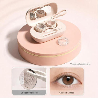 🎉 Soldes 2026 — Plus de 19 000 Vendus ! 👁️ Étui de Voyage pour Lentilles de Contact avec Miroir – Double Compartiments Étanches, Pince & Applicateur Inclus ! ✨