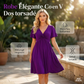 👗PROMO LIMITÉE 50%✨Robe Femme en V à Devant Bouclé – Tissu Fluide Doux, Poches Latérales, Coupe Large, 4 Couleurs, Taille XL-5XL, Parfaite pour Toutes Occasions🌺