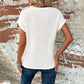 👗🦇 T-Shirt Femme Manches Chauve-Souris Crochet – 50% OFF ! Détails crochet boho, manches légères – parfait pour les journées chaudes. 🔥☀️