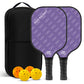 🥎💗 Set pickleball rose dégradé – 2 raquettes fibre de verre + 4 balles + sac portable, approuvé USAPA, léger et prêt pour le jeu en intérieur comme en extérieur 🎒🌸
