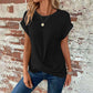 👗🦇 T-Shirt Femme Manches Chauve-Souris Crochet – 50% OFF ! Détails crochet boho, manches légères – parfait pour les journées chaudes. 🔥☀️
