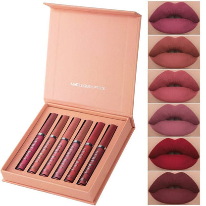 💄50% DE RÉDUCTION ! ⏰Coffret cadeau de 12 rouges à lèvres liquides💝