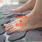 🔥 -50 % 🛁✨ Tapis de bain en velours à mémoire de forme et relief galets, antidérapant pour l’entrée et le salon 🏠