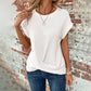 👗🦇 T-Shirt Femme Manches Chauve-Souris Crochet – 50% OFF ! Détails crochet boho, manches légères – parfait pour les journées chaudes. 🔥☀️