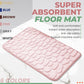 🔥 -50 % 🛁✨ Tapis de bain en velours à mémoire de forme et relief galets, antidérapant pour l’entrée et le salon 🏠