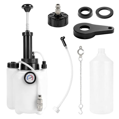 🛠️🚗 OFFRE LIMITÉE −50% ! Kit de Purge de Frein 3L – Pompe à Pression, Bouteille de Récupération & Adaptateur pour Purge par Une Seule Personne ⚡