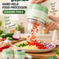 🥒 PROMO FLASH : 50 % DE RÉDUCTION ! Hachoir et coupe-légumes électrique 4-en-1 sans fil rechargeable par USB, tranchage direct dans la poêle et bol mixeur de 250 ml pour une préparation culinaire express et sans effort ✨