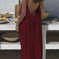 💃 DERNIER JOUR -50% !!✨ Robe Nuisette Femme Couleur Unie, Robe Longue Élégante Sans Manches pour l'Été, Vêtement de Nuit Femme💕