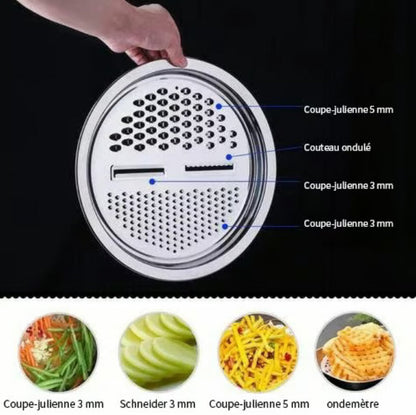 📢📢50 % DE RÉDUCTION !!!⏰ Ensemble 3-en-1 Bols Inox – Découpe, Égouttage & Cuisson, Compact & Multifonction ⏱️