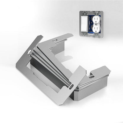 🛠️ Alignement Parfait en Quelques Secondes – Cales pour Plaques Murales Comblant les Espaces. Compatible Boîtiers UK Standard. Livraison UK Gratuite