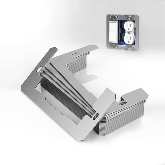 🛠️ Alignement Parfait en Quelques Secondes – Cales pour Plaques Murales Comblant les Espaces. Compatible Boîtiers UK Standard. Livraison UK Gratuite