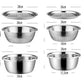 📢📢50 % DE RÉDUCTION !!!⏰ Ensemble 3-en-1 Bols Inox – Découpe, Égouttage & Cuisson, Compact & Multifonction ⏱️