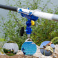 🎣 OFFRE LIMITÉE -50% 🔒 Support de Canne Autobloquant à Tourelle — 360°, Acier Inoxydable