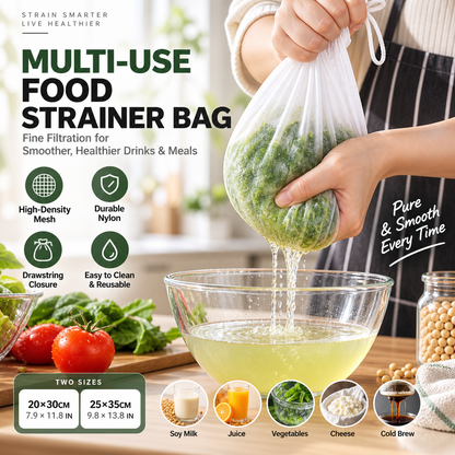🥳VENTE FLASH🥳💞 Plus de 10 000 vendus ! Sac Filtrant – Maille haute densité, cordon de serrage & réutilisable. Filtration parfaite – commandez maintenant ! ✅