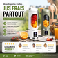 🍊🥤 Blender portable sans fil 450 ml | Écran numérique LED, double couvercle et mixage en 30 s