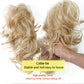 💇‍♀️ PROMO FLASH : -50 % ! Postiche chignon flou volumineux avec peigne à pinces, fibres thermorésistantes à 160 °C et fixation très stable pour une coiffure de salon en 30 secondes ✨
