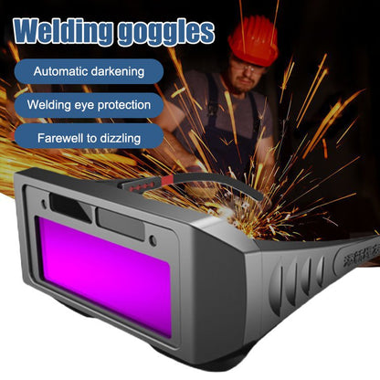 🥽 -50% ! ☀️ Lunettes de Protection pour Soudeur – Assombrissement Automatique Solaire – DIN 9-13 & 1/25 000 s pour Soudage MIG/TIG ⚡