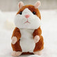 🎉LAST DAY SALE 50% OFF!!🎁🐹 Talking Hamster Toy: Repeats What You Say, Auto Head Shake, Soft Plush