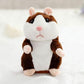 🎉LAST DAY SALE 50% OFF!!🎁🐹 Talking Hamster Toy: Repeats What You Say, Auto Head Shake, Soft Plush