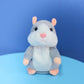 🎉LAST DAY SALE 50% OFF!!🎁🐹 Talking Hamster Toy: Repeats What You Say, Auto Head Shake, Soft Plush