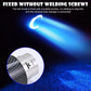 🚗 50% DE RÉDUCTION! 🔥 Embout d'échappement LED – Effet flamme, fibre de carbone & universel 💨