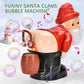 🎅 50% DE RÉDUCTION! ✨ Machine à Bulles Père Noël - Musique Festive et Effets Lumineux Magiques en 1 Bouton ! 🌟🫧