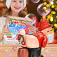 🎅 50% DE RÉDUCTION! ✨ Machine à Bulles Père Noël - Musique Festive et Effets Lumineux Magiques en 1 Bouton ! 🌟🫧