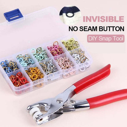 🧵 50% DE RÉDUCTION ! 🔘 Kit de Couture Boutons DIY – Trousse Complète, Facile à Utiliser & Renforce Vos Vêtements ✂️