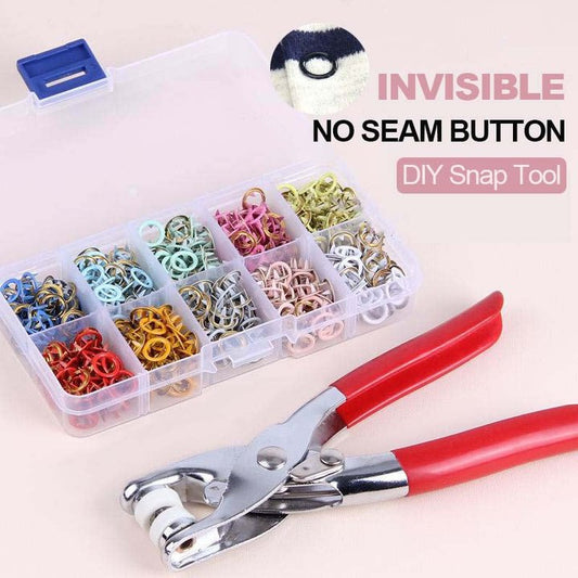 🧵 50% DE RÉDUCTION ! 🔘 Kit de Couture Boutons DIY – Trousse Complète, Facile à Utiliser & Renforce Vos Vêtements ✂️