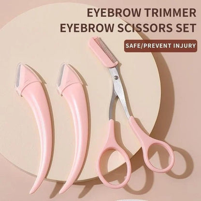 ✂️ ACHETEZ-EN 1, OBTENEZ-EN 1 GRATUIT ! 💇‍♀️ Ciseaux à Sourcils avec Peigne – Coupe Précise, Compact & Idéal en Déplacement – Coiffage Parfait pour des Sourcils Soignés ✨