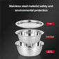 📢📢50 % DE RÉDUCTION !!!⏰ Ensemble 3-en-1 Bols Inox – Découpe, Égouttage & Cuisson, Compact & Multifonction ⏱️
