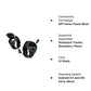 ⌚ -50% ! 🎧 Montre Connectée 2-en-1 avec Écouteurs TWS Intégrés – Écran HD 1,32″ & IP67 – Appels, Santé, Sports – Argent et Noir 🏃