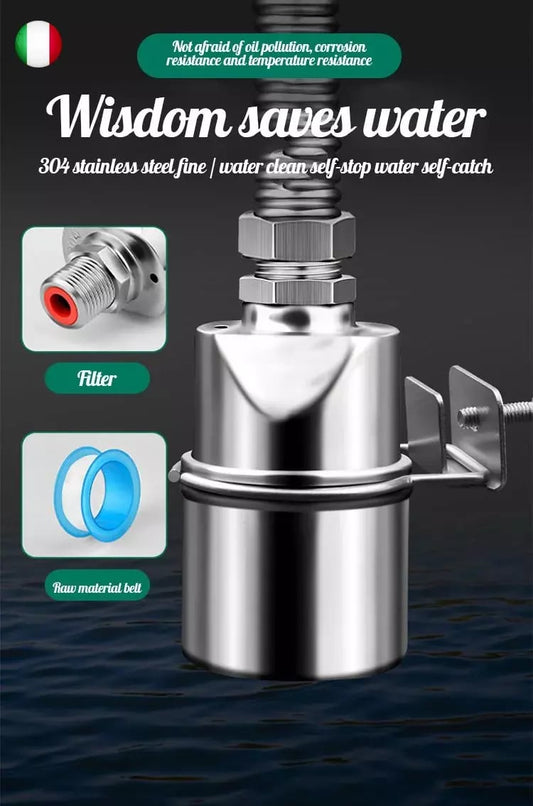 📢📢50% DE RÉDUCTION !!!🌊 Vanne à Flotteur en Acier Inoxydable 304 pour Contrôle du Niveau d'Eau🚰