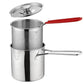 🍟🍤 50% ! 🥘Friteuse Multifonctionnelle Acier Inoxydable 304 – Anti-Éclaboussures, Économe en Huile & Polyvalente.