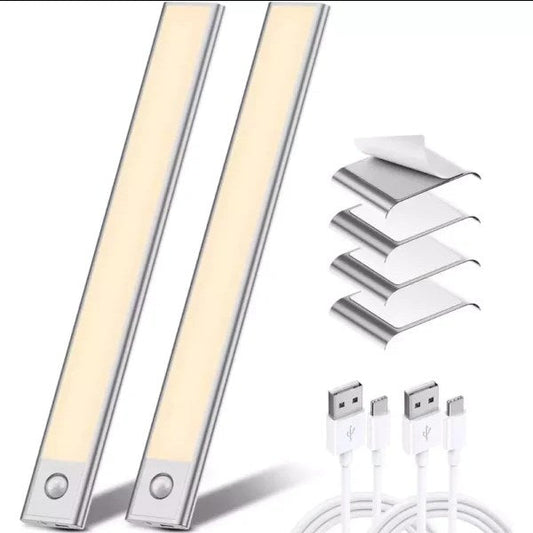 Éclairage LED rechargeable pour placard avec détecteur de mouvement, pratique et économe en énergie 💡