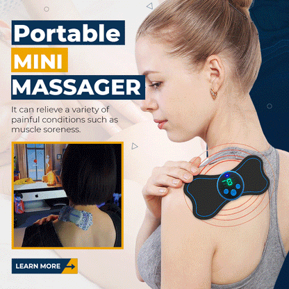🎉 Offre spéciale : -50% 🎉 Mini-masseur portable à intensité réglable pour la nuque, le dos, la taille, les hanches et les jambes. Détendez-vous partout ! 💆‍♀️✨