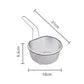 🔪 50% DE RÉDUCTION! 🍳 Passoire en Acier Inoxydable avec Manche – Inox 304, mailles fine & large – Idéale pour égoutter pâtes, légumes & fruits 🥗