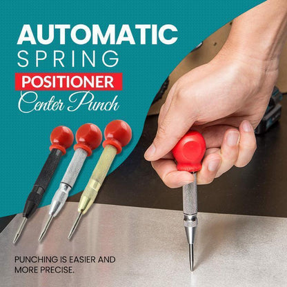 🔘 -50 % ! ⚡ Pointeau automatique à ressort pour le marquage précis du métal et du bois, force réglable 🛠️📏
