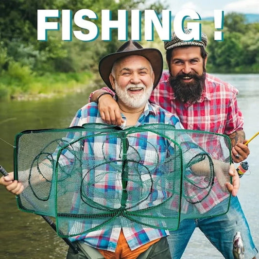 📢📢50% DE RÉDUCTION !! ⏰Filet de pêche renforcé auto-pliable