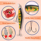 🎣 50% DE RÉDUCTION ! ✨ Ensemble de Leurres de Pêche Réalistes - 24 Leurres Robustes avec Boîte de Rangement, Idéal pour Débutants et Experts 🐟📦