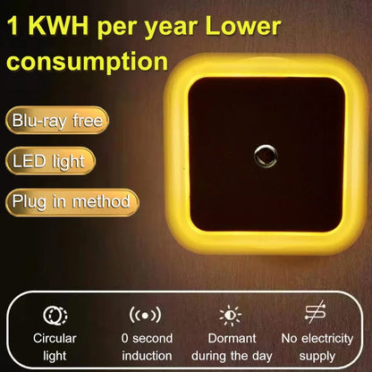 📢📢50% OFF !!⏰Lampe LED Intelligente À Capteur de Lumière Économie d’Énergie