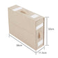 📢📢50% DE RÉDUCTION !! ⏰ Set de Draps Pliables Organiseur – Lin Imitation + Carton – Fenêtre Transparente & Fermeture Solide pour Literie Queen/King 📦