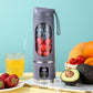 🍊🥤 Blender portable sans fil 450 ml | Écran numérique LED, double couvercle et mixage en 30 s