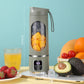 🍊🥤 Blender portable sans fil 450 ml | Écran numérique LED, double couvercle et mixage en 30 s