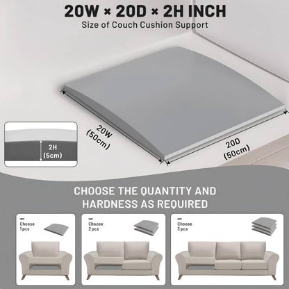🛋️ DERNIER JOUR - ACHETEZ 2 OBТENEZ 3! ✨ Coussin de Soutien pour Canapé - Mousse Haute Densité avec Base Anti-Dérapante pour un Confort et Maintien Optimal 🏠💫