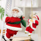 🎁 Promotion de Noël : -50 % 🎅 Père Noël électrique grimpant pour cheminée, jouet musical 🎄